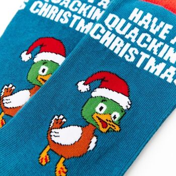 Chaussettes unisexes Have A Quacking Christmas 3