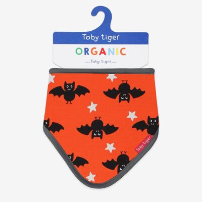 Organic baby towel with bat