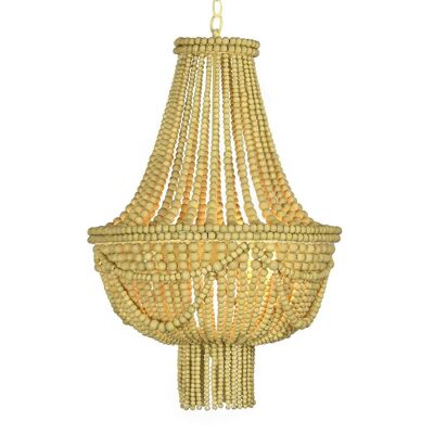 Lampada da soffitto in metallo MDF 40x40x60 sfere LA203523