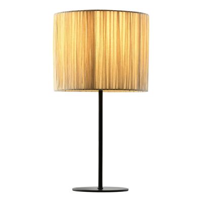 LAMPE DE TABLE FER RAPHIA 25X25X47 NOIR LA209386