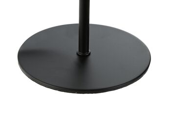 LAMPE DE TABLE FER RAPHIA 25X25X47 NOIR LA209386 3