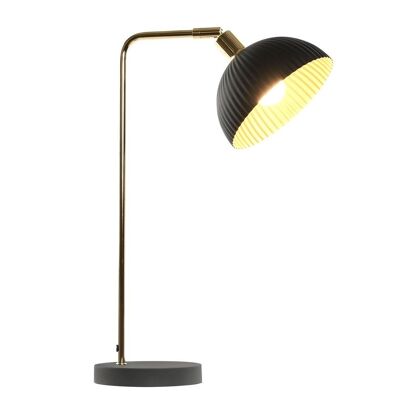 Lampada da Tavolo in Metallo 27X16X50 Nero LA209388