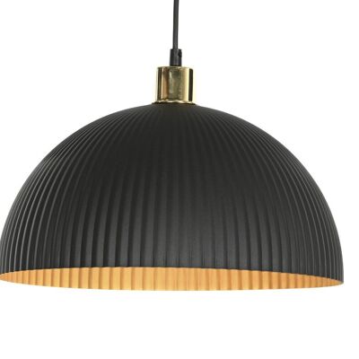 Metal Ceiling Lamp 35X35X18 Black LA209390
