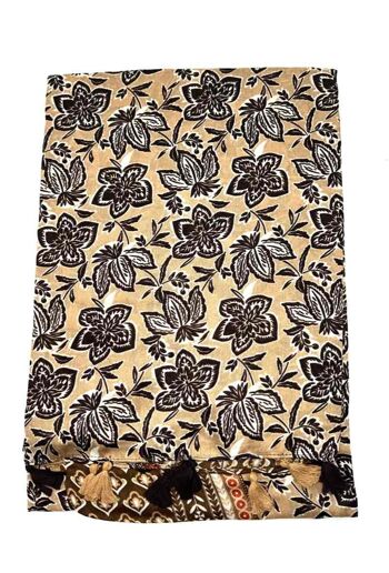 foulard motif feuille HH-127 20