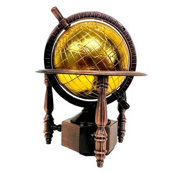 Aiguiseur Gold Globe moulé sous pression - Modèle miniature 1