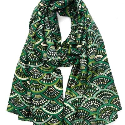 Foulard motif éventail HH-115