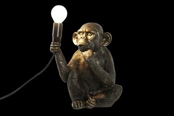 LAMPE DE TABLE EN RÉSINE 20X16X24 GOLDEN MONKEY LA202509 2