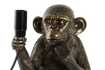 LAMPE DE TABLE EN RÉSINE 20X16X24 GOLDEN MONKEY LA202509 4