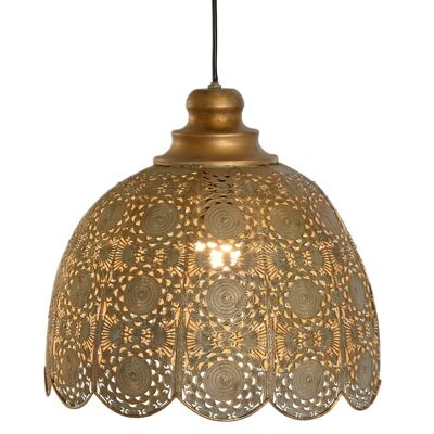 METAL CEILING LAMP 36X36X33 GOLDEN LA203112