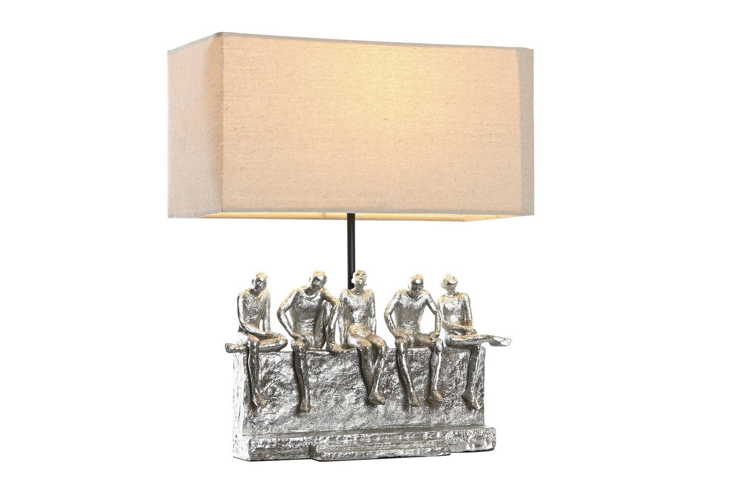 Lampara sobremesa resina metal 36x21,5x43 personas LA205395