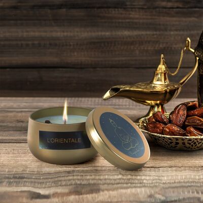 Oriental scented candle - 120g + box