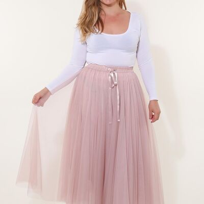 Gonna in tulle Aria taglie forti (L-XL) - CK08077
