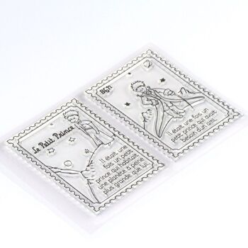 2 tampons transparents "b612" - Le Petit Prince 1