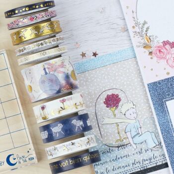 Sets de 10 Washi Tape exclusifs Petit Prince ® 2