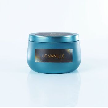 Bougie parfumée Vanille Monoï - 120g + boîte 4