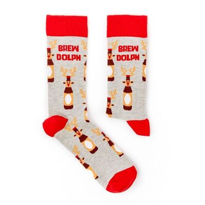 Unisex Brew-Dolph Socken
