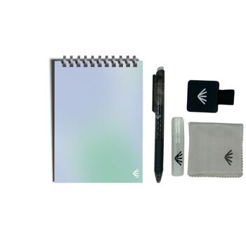 Bloc-Notes Réutilisable econotes™ A6 - Guimauve - Kit accessoires inclus 1
