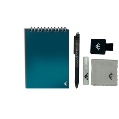 Bloc de notas reutilizable econotes™ A6 - Regaliz - Kit de accesorios incluido
