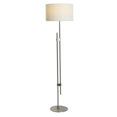 Lampada da Terra in Metallo 35,5X35,5X143 Argento LA200514