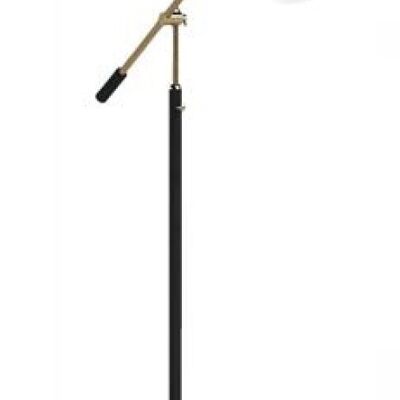 Metal Floor Lamp 109X30X168 Flexo Black LA206030