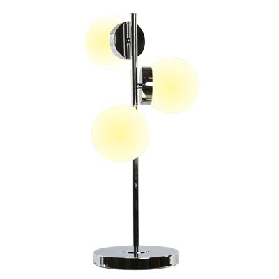 LAMPE DE TABLE VERRE MÉTAL 26X26X59 3 BOULES LA200520