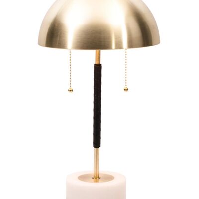 Lampada da tavolo in metallo marmo 25X25X58 Fungo LA206034