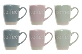 SET DE 6 TASSES EN GRES HÉVÉA ROSE LC179316 3