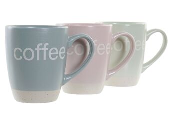 SET DE 6 TASSES EN GRES HÉVÉA ROSE LC179316 4