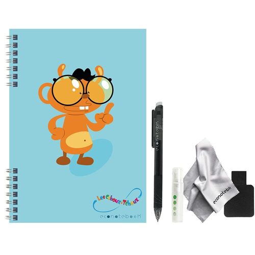 9586530:Correctbook A5 Original: cahier effaçable / réutilisable, ligné,  Inspirational White (blanc)