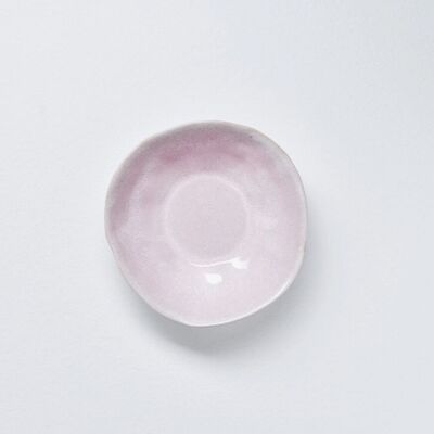 Nature Shape Smooth White Pasta Plate LIGHT PINK 24cm