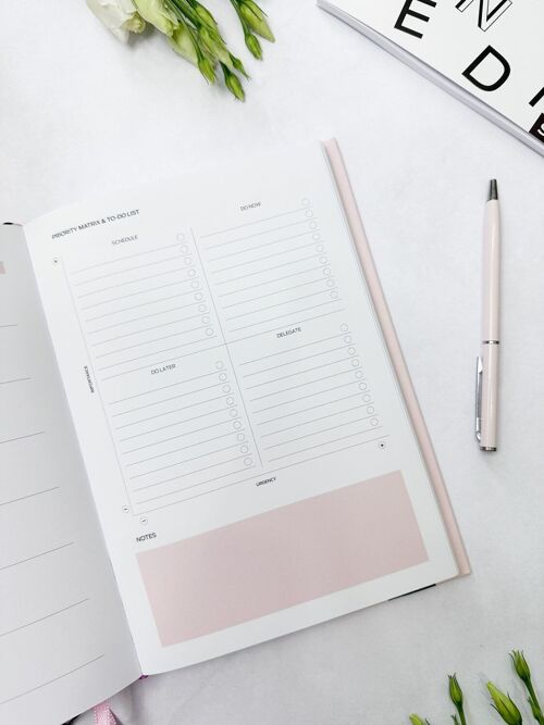 Productivity Planner - Ring Binder Inserts (Pink)