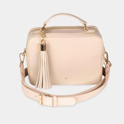 Borsa in pelle vegana Luxe Nude Hudson