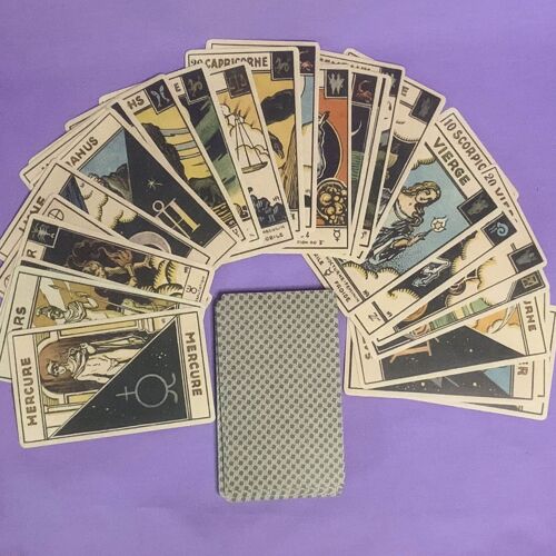 Astrological Tarot Deck Reproduction, Le Tarot Astologique by Muchery