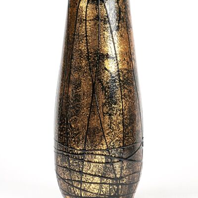 Vase en verre décoratif d'art 9684/260/lk286