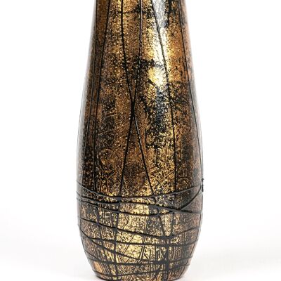 Vase en verre décoratif d'art 9684/260/lk286