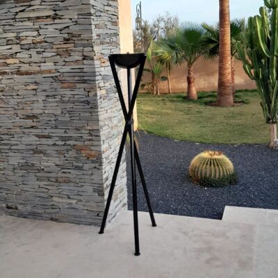 Outdoor torch tripod