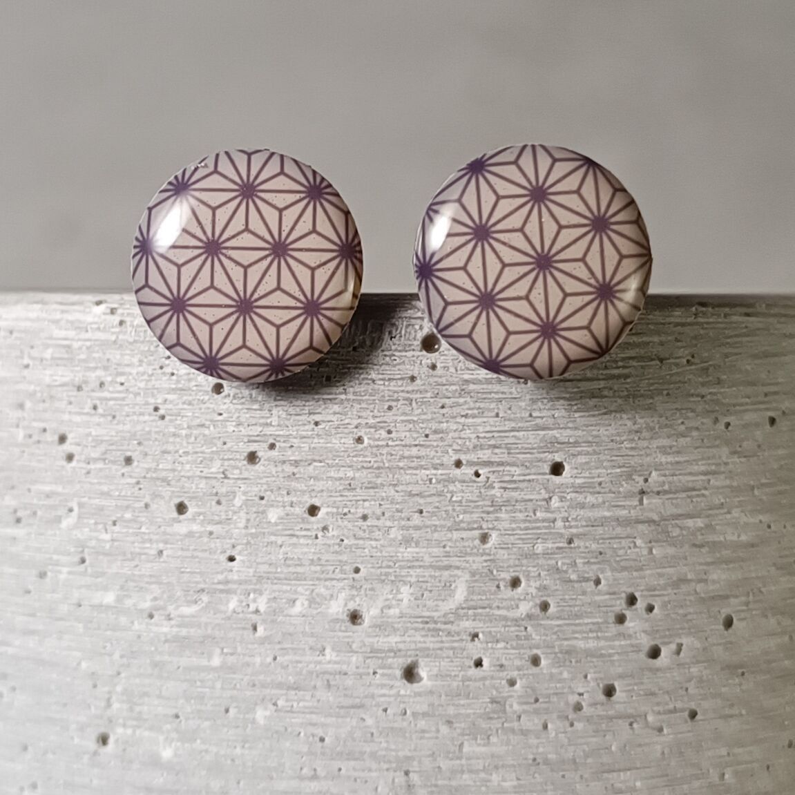 Orecchini Montpoupon – motivo grafico 1037