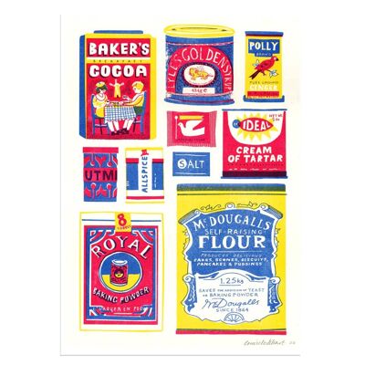 Cuisson Collection A3 Risograph Art Print