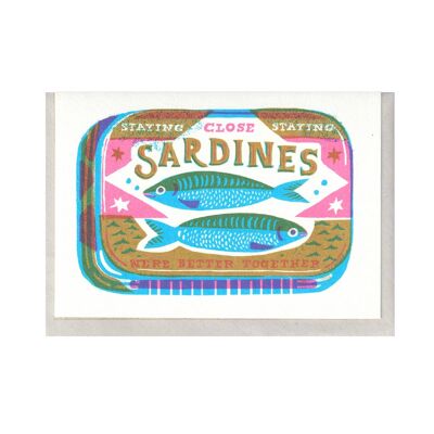Carte A6 Sardines