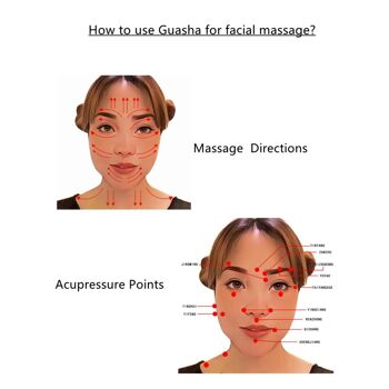Gua Sha Cuillère de Massage des Yeux Quartz Rose 13