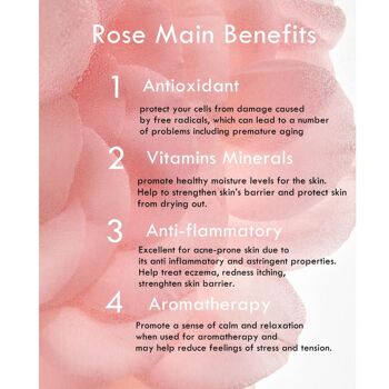 Sérum visage à l'acide hyaluronique à la rose 5