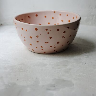 Sisi bowl, pink splash