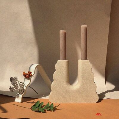 Flur | Candles Holder 03 | Sandstone