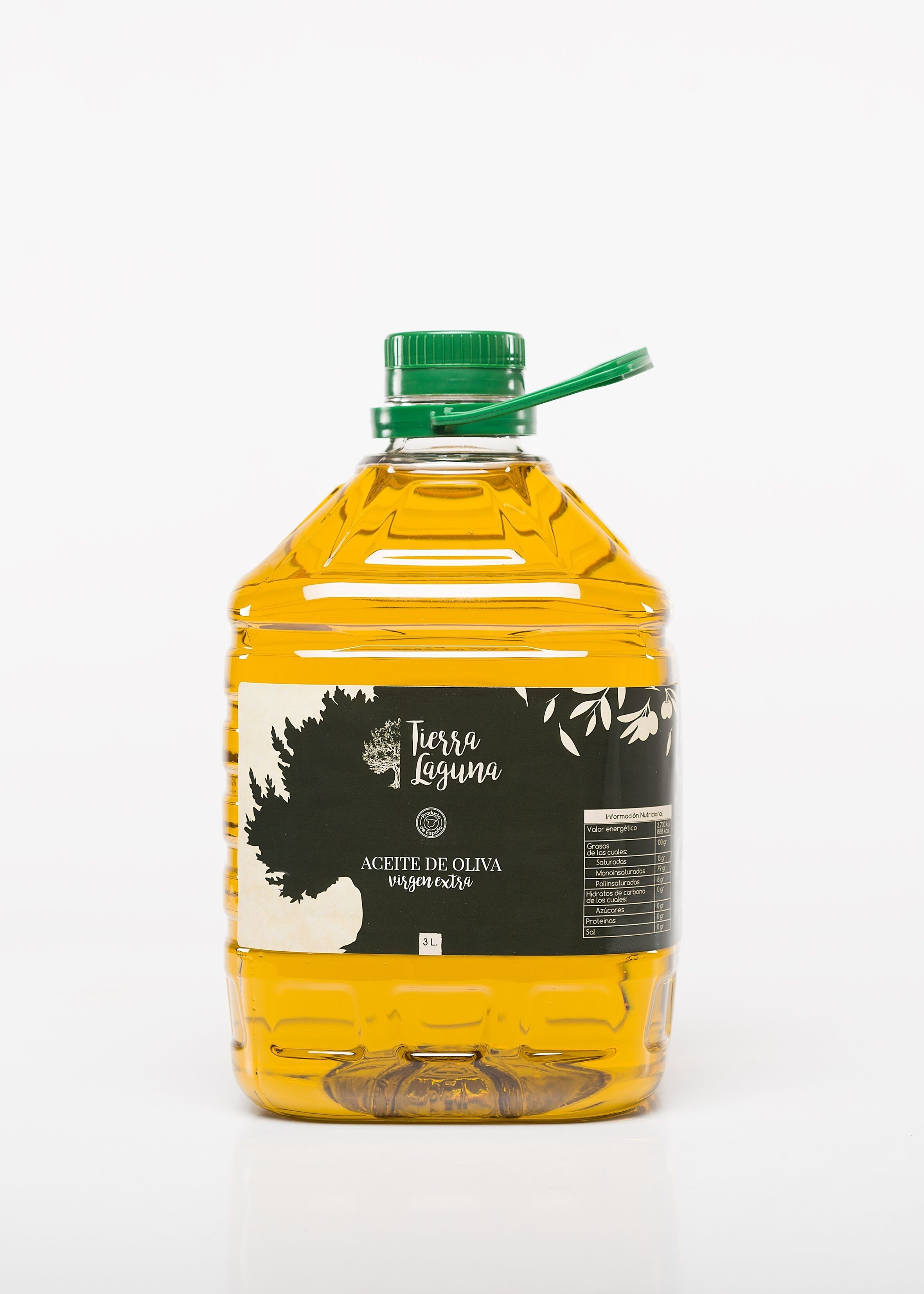 3-Liter-Flasche Natives Olivenöl Extra. Sorte Arbequina (Karton mit 3 Einheiten)