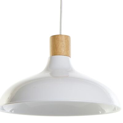 Lampada da Soffitto in Metallo Pino 35,5X35,5X21 Bianco LA206044