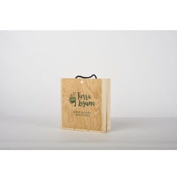 Caisse en bois d'huile d'olive extra vierge - Réserve / Mélange / Hojiblanca 2