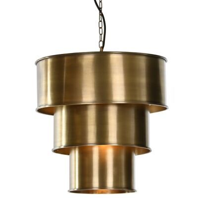 Iron Ceiling Lamp 42X42X41 Triple Golden LA201170