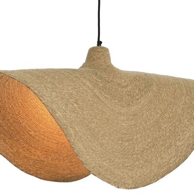 SEAGRASS CEILING LAMP 88X36X39 PAMELA NATURAL LA201171