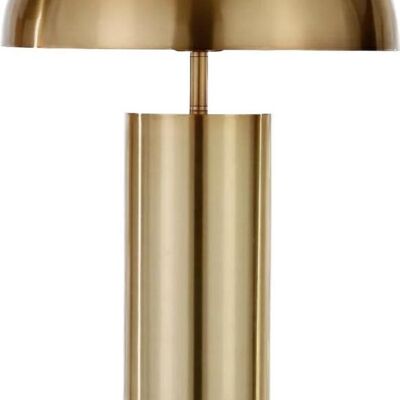Metalltischlampe 24X24X46 Goldener Pilz LA206035