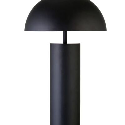 Lampe de Table en Métal 24x24x46 Champignon Noir LA206036